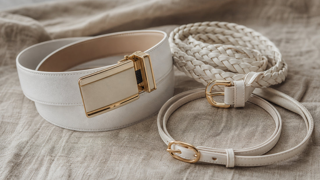 Ceinture blanche cuir femme : 8 modèles à adopter en 2026