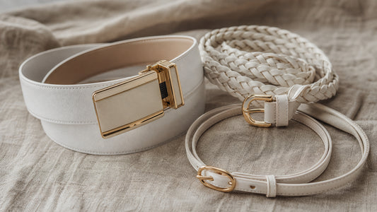 Ceinture blanche cuir femme : 8 modèles à adopter en 2026