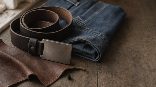 Ceinture homme large : 5 modèles en cuir pour vos jeans