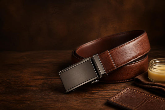 Ceinture cuir pleine fleur homme