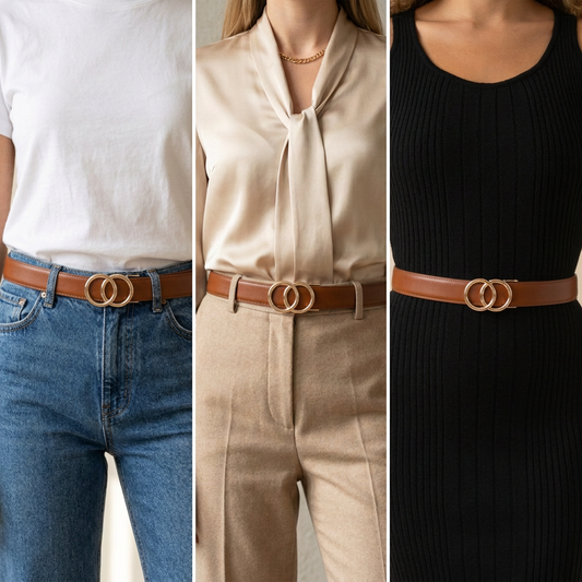 Ceinture femme camel en cuir : 7 modèles à adopter en 2026