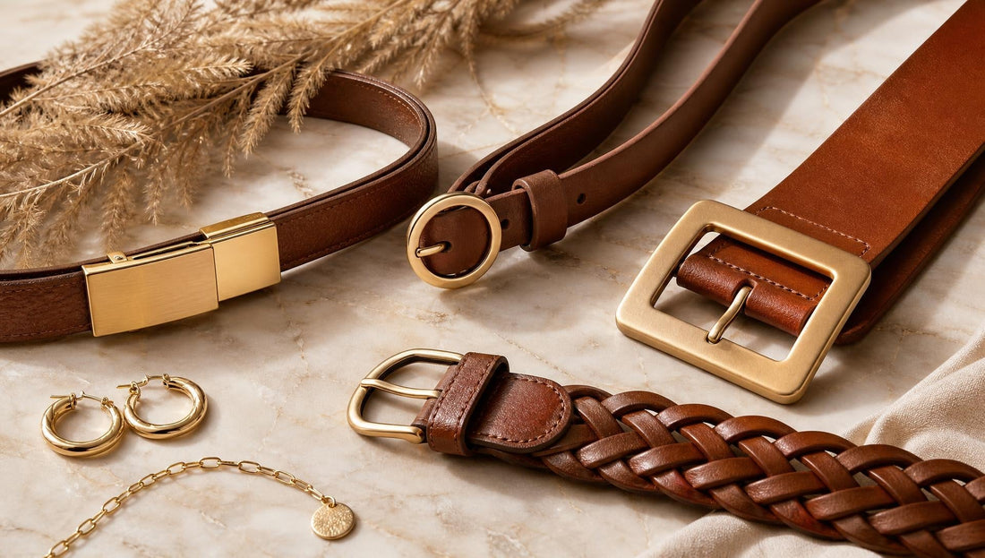 Ceinture femme marron