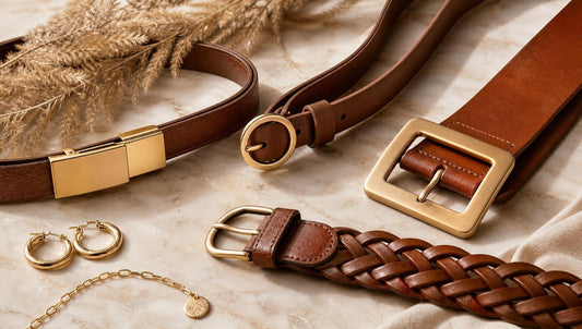 Ceinture femme marron