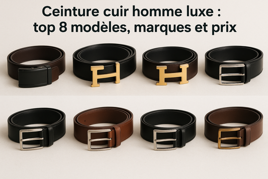 Ceinture cuir homme luxe