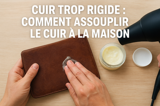 Cuir trop rigide : comment assouplir le cuir à la maison