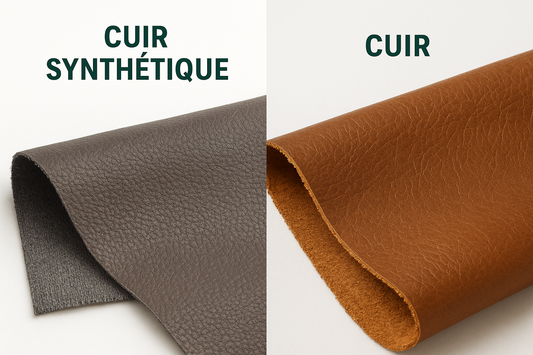 Cuir synthétique définition : différences avec le cuir