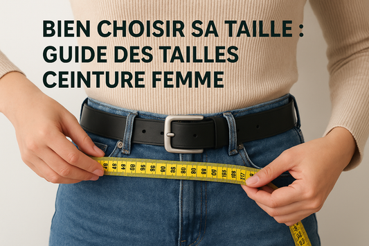 Bien choisir sa taille : guide des tailles ceinture femme