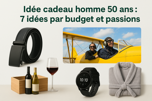 Idée cadeau homme 50 ans : 7 idées par budget et passions