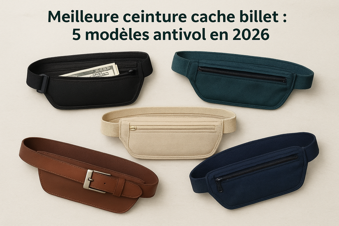 Ceinture Cache Billets pour homme ou femme, modèle Imeda Ceinture Cache Billets pour homme ou femme, modèle Imeda