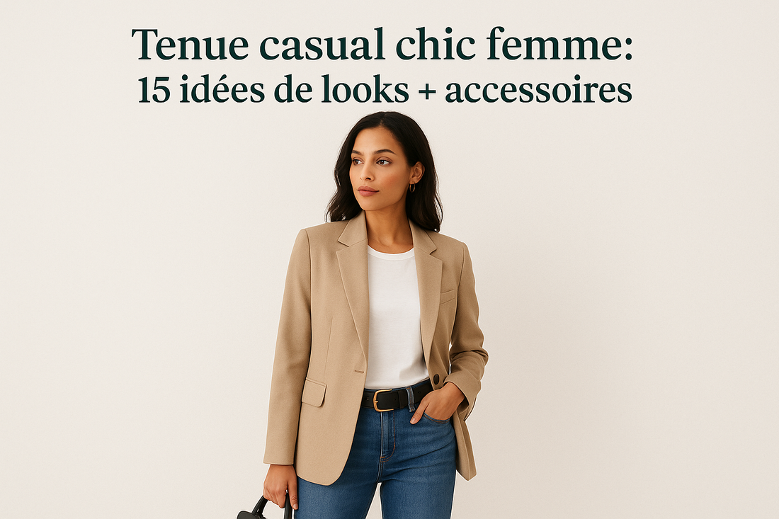 Tenue casual chic femme : 15 idées de looks + accessoires